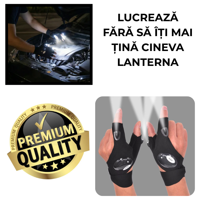 Mǎnuși cu Iluminare LED SpotLight™