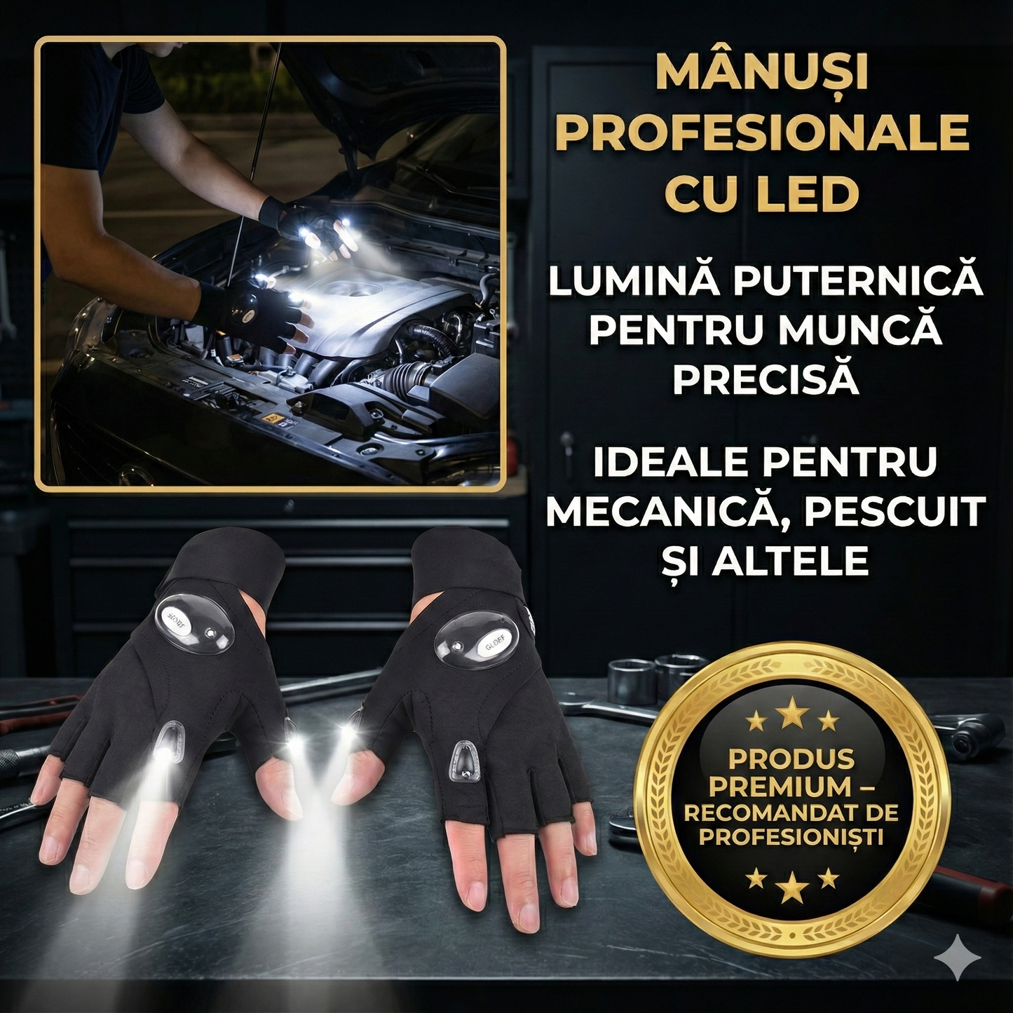 Mǎnuși cu Iluminare LED ThxToms™