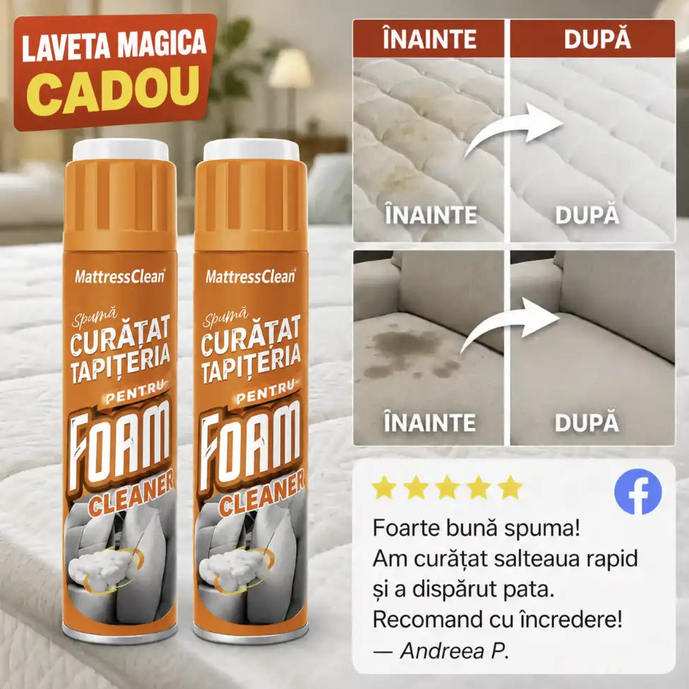 Soluție pentru Curǎțat Salteaua și Textile - FreshFoam™