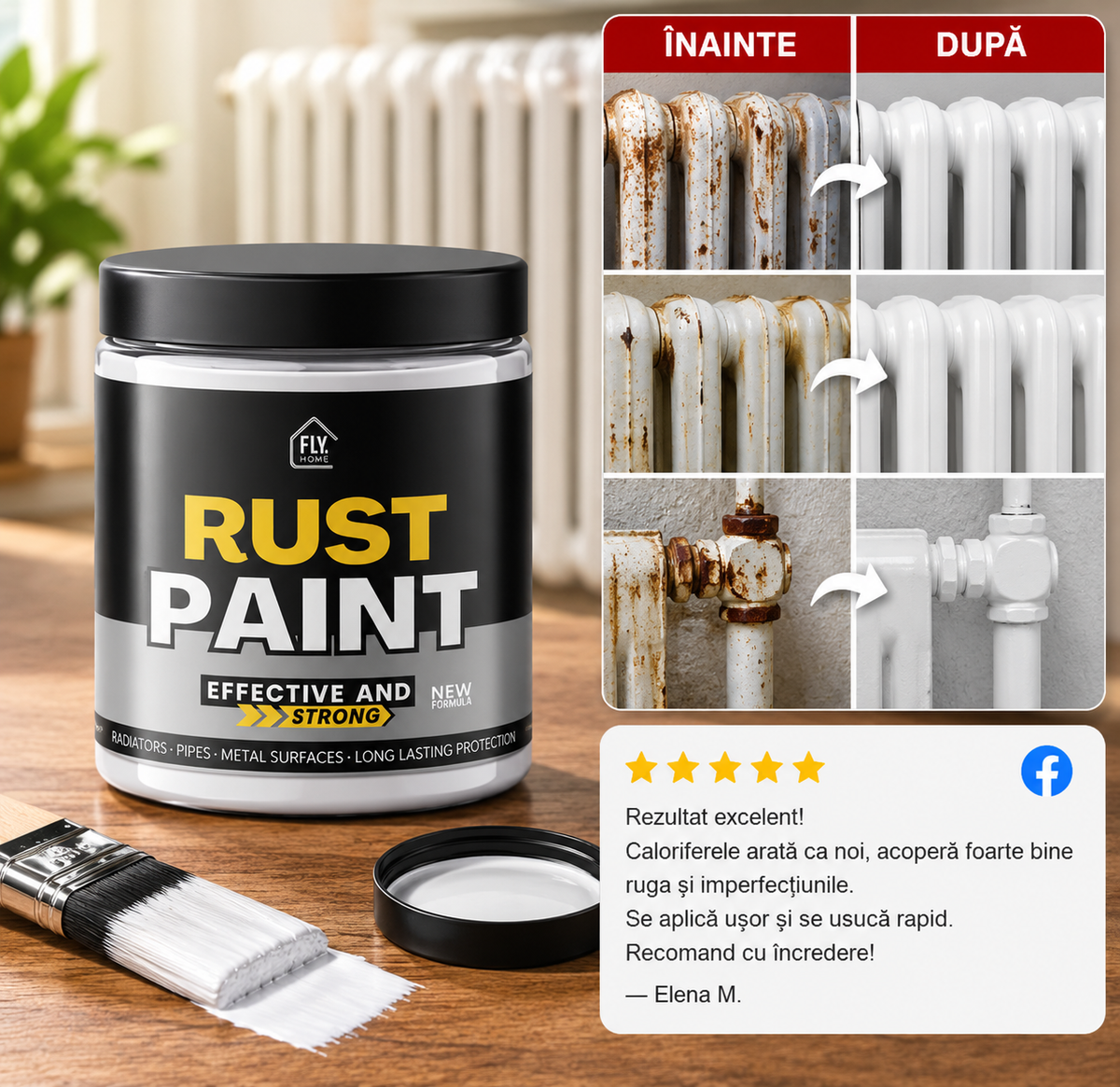 Vopsea Albă Pentru Calorifer HeatWhite™