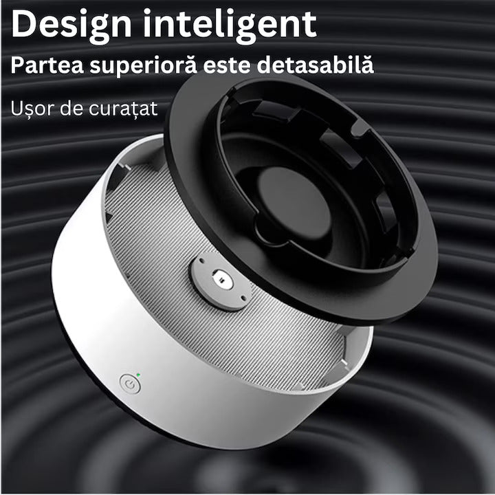 Scrumierǎ electricǎ cu purificator de aer