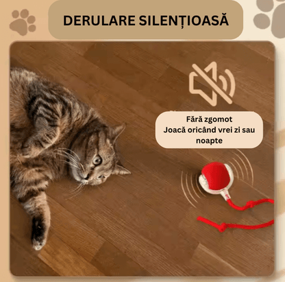 Minge Interactivă cu Șnur pentru Câini și Pisici