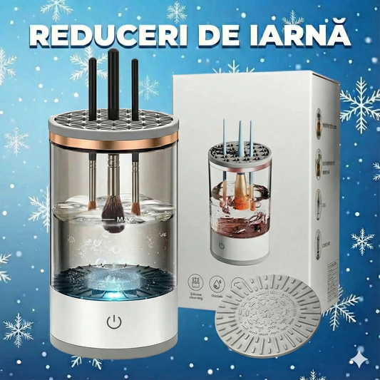 Aparat Curățare Pensule Machiaj GlowBrush™