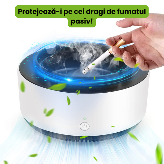 Scrumierǎ electricǎ cu purificator de aer