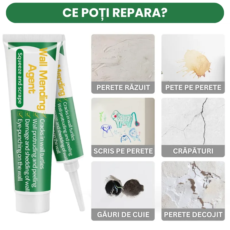 Ofertă 1+1 GRATUIT: Kit Pentru Repararea Instantă a pereților
