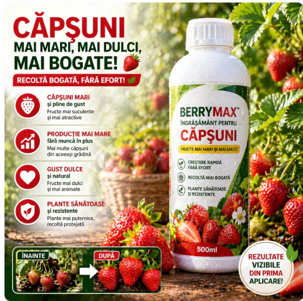 Îngrășământ Natural Pentru Căpșuni