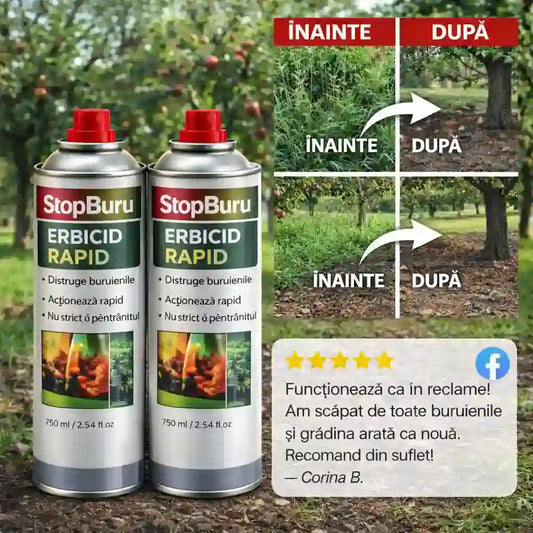 Erbicid Profesional Natural BuruStop™