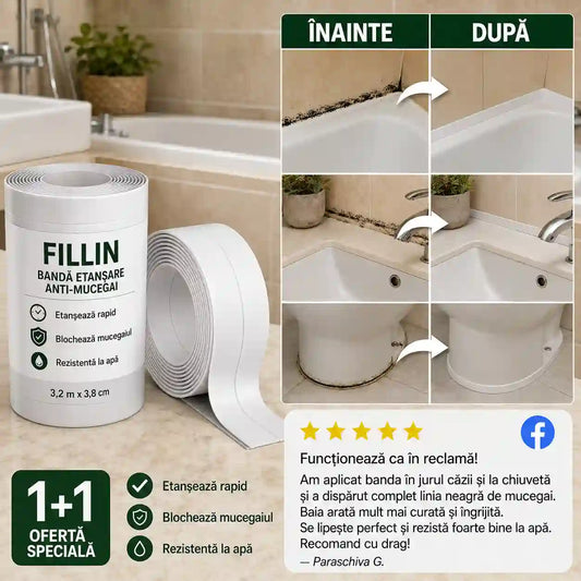 Bandă ANTI MUCEGAI 1+1 GRATIS - FILLIN™
