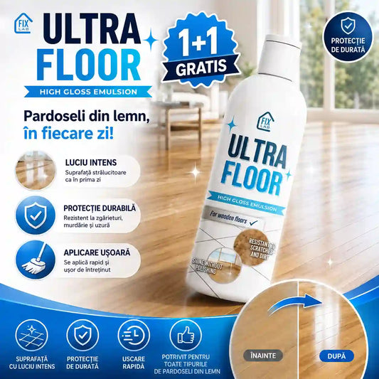 Soluție Pentru Podele Strălucitoare 1+1 GRATIS (750 ML) - UltraFloor™