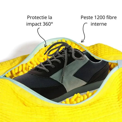 1+1 CADOU Saci Premium pentru Spălarea Încălțămintei Protecție Anti-Zgârieturi, Reutilizabil