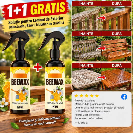 Soluție Pentru Lemn Exterior  WoodRevive™ 1+1 GRATIS