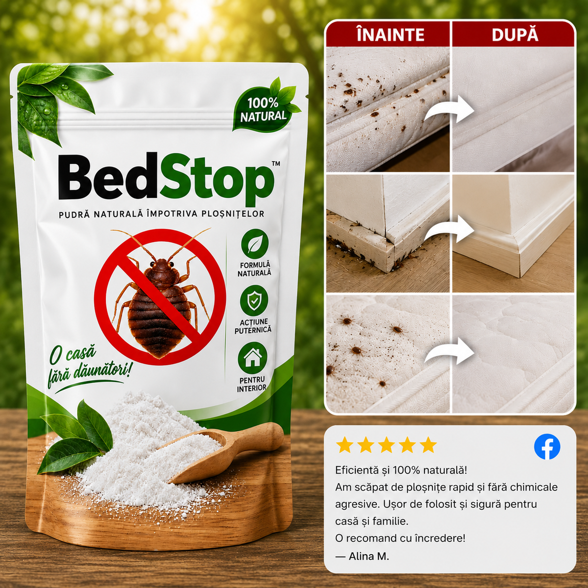 Soluție pentru Ploșnițe tip Pulbere BedStop™
