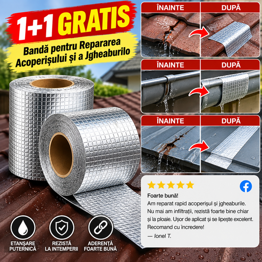 Bandă pentru Repararea Acoperișului și a Jgheaburilor RoofSeal™