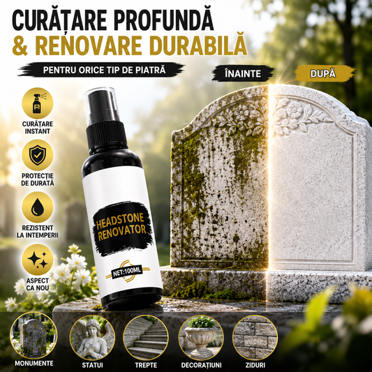 Spray Pentru Curățarea Pietrei Funerare - StoneClean™