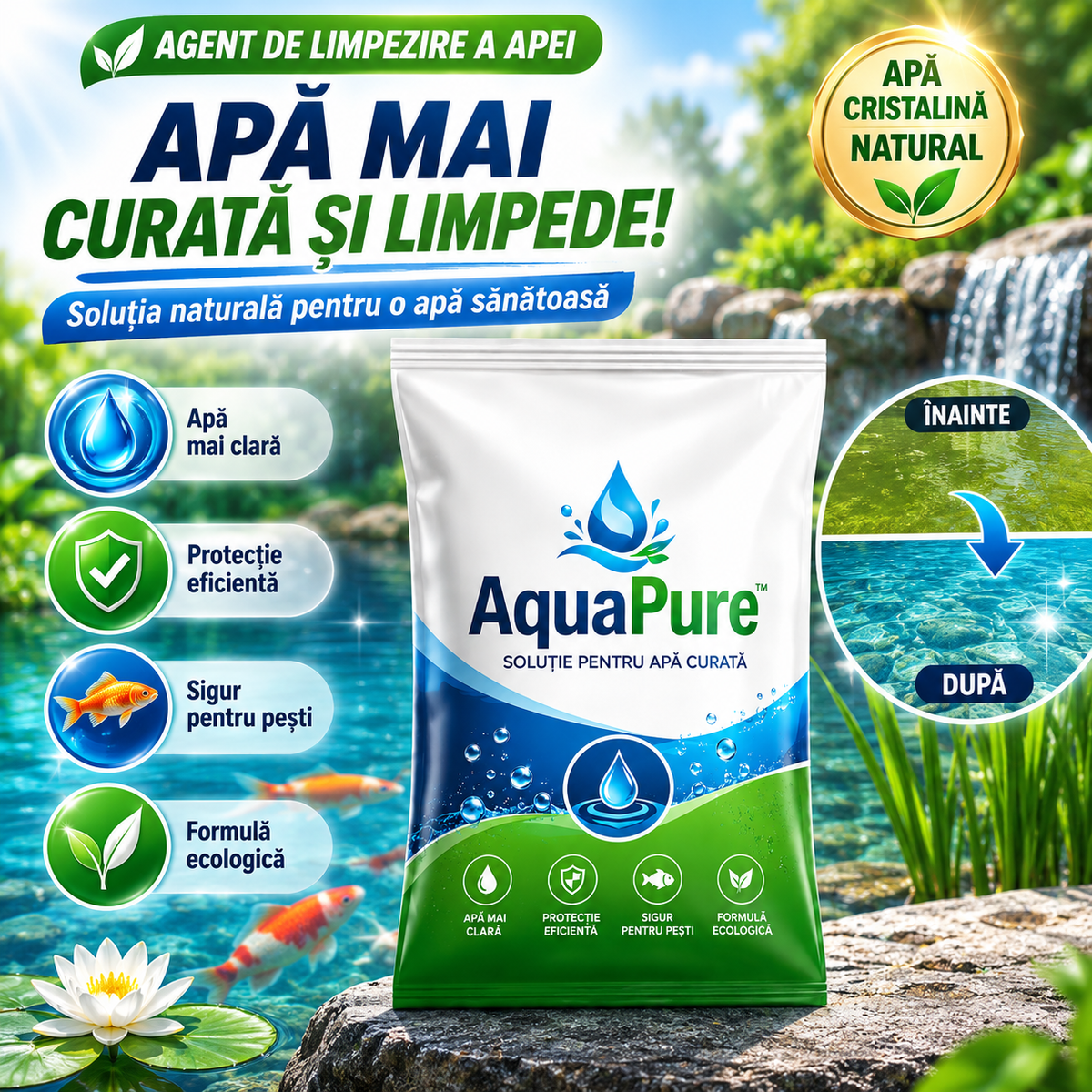 Soluție Pentru Limpezirea Apei AquaPure™
